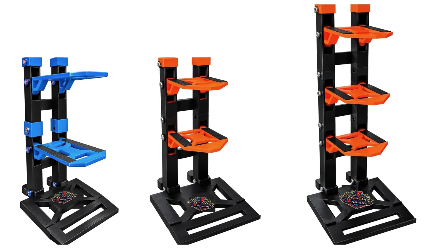 TE Racing Products product line: double and triple layer RC car stands